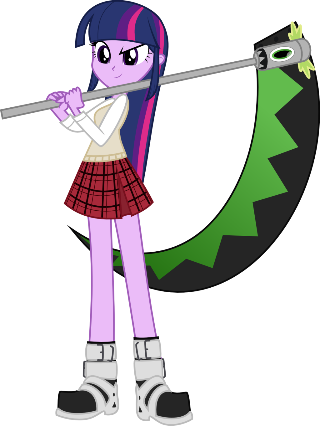 Bubblestormx, Crossover, Equestria Girls, Safe, Scythe, - Soul Eater Equestria Girls (1024x1361), Png Download