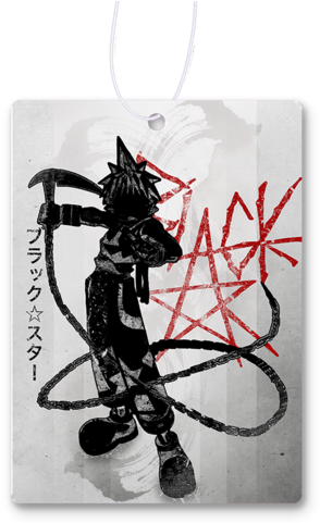 Crimson Black Star Air Freshener - Black Star (480x480), Png Download