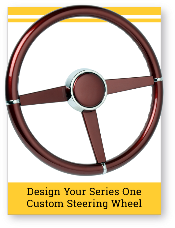 Series One Custom Steering Wheel Builder - Steering Wheel (600x760), Png Download
