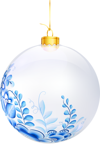 Blue Christmas, Christmas Ornaments, Clip Art, Xmas - Christmas Ball Watercolor (344x500), Png Download