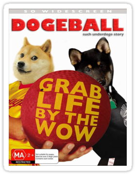 I Saw A Version Where They Simply Changed The Title - Doge Balls (375x360), Png Download