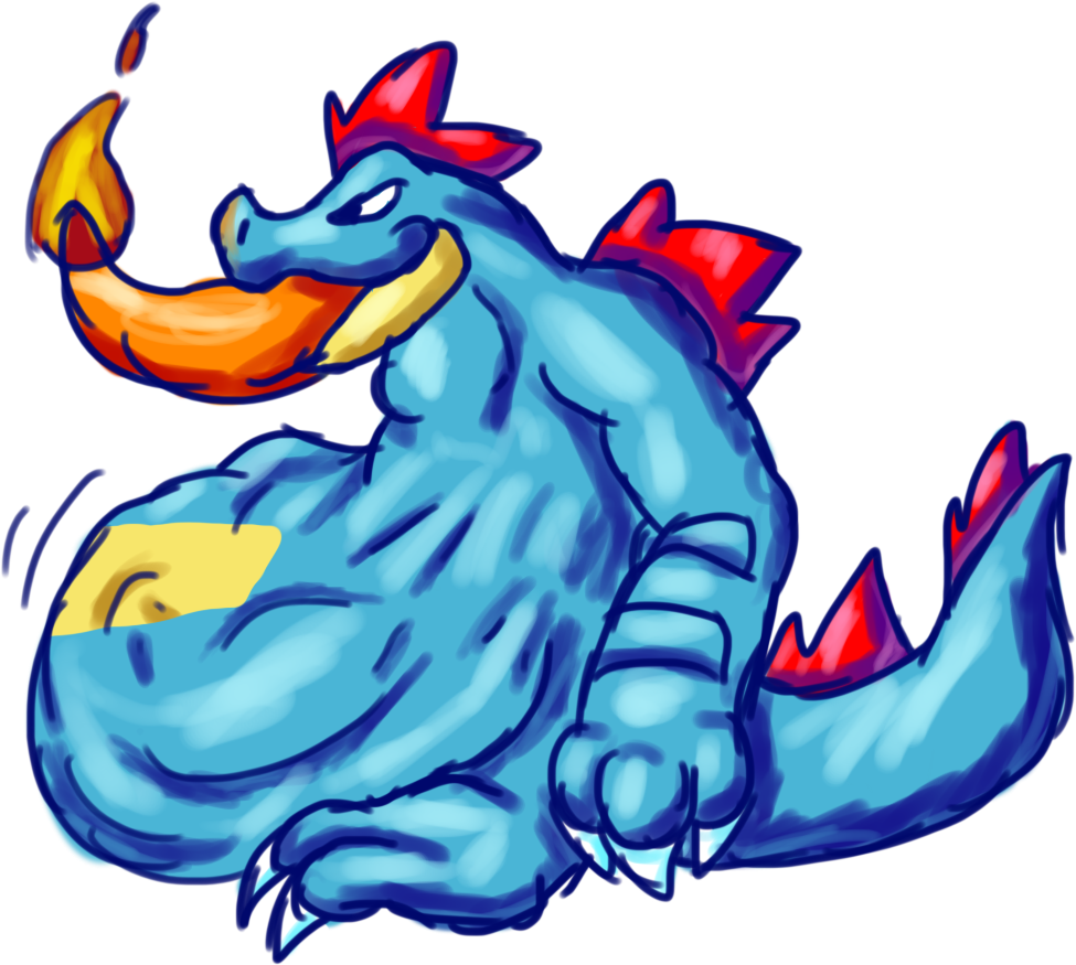 Feraligatr (975x875), Png Download