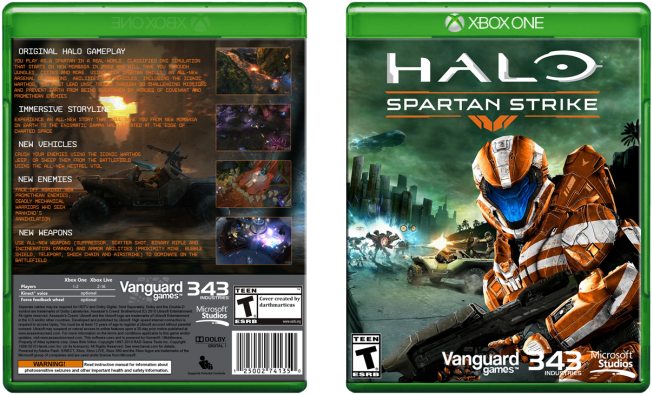 Spartan Strike Box Art Cover - Tom Salta / Halo: Spartan Strike (700x474), Png Download