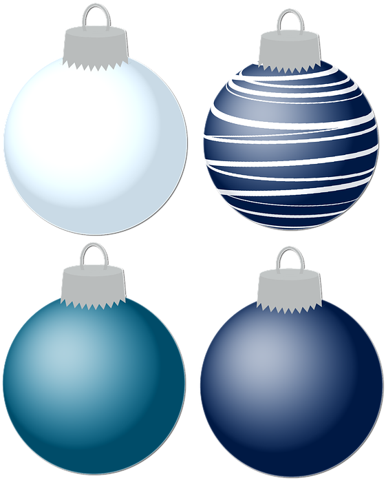 Bauble, Christmas Baubles, Christmas, Ornament, Blue - Adornos Navideños Png Azul (600x720), Png Download