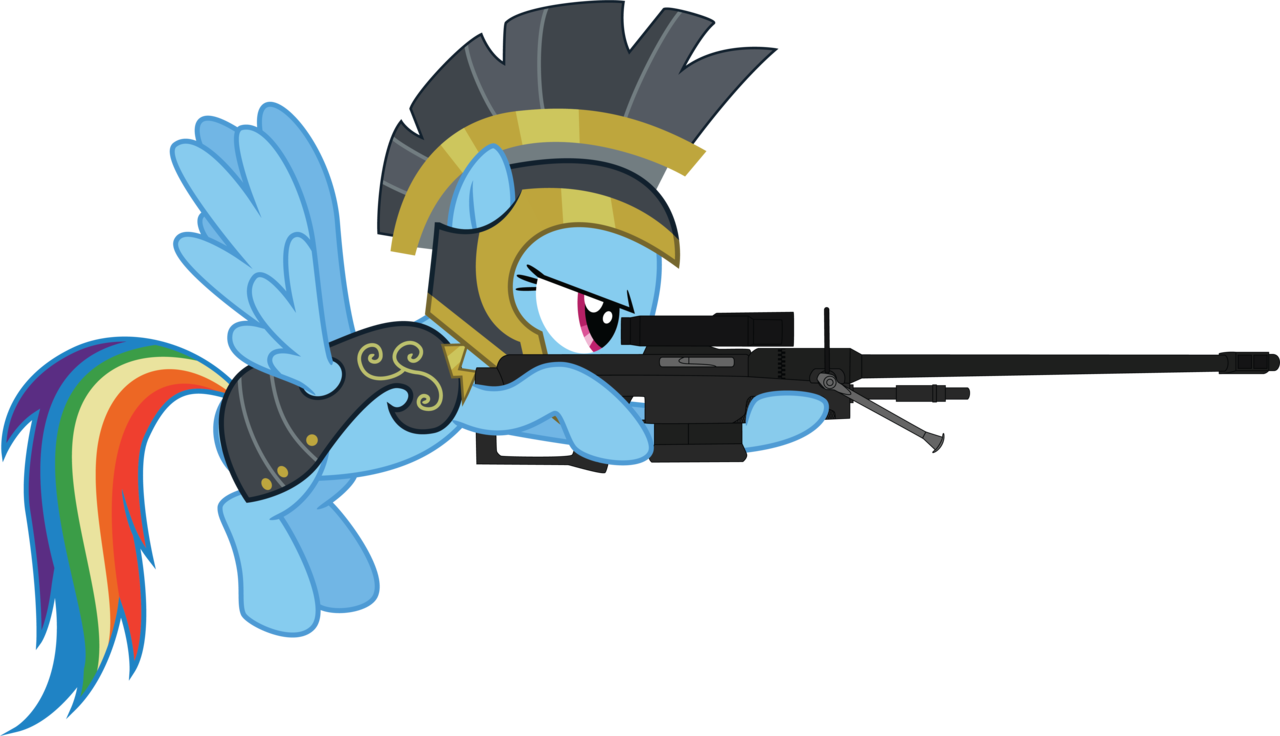 Halo Spartan - My Little Pony With Gun (1280x736), Png Download