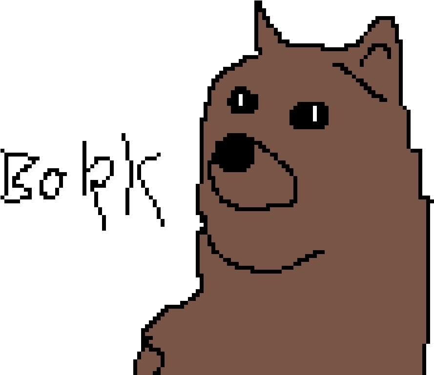 Dogee The Doge - Cartoon (1200x800), Png Download