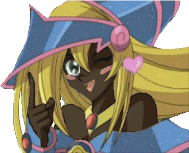 Sticker Kikoojap Dark Magician Girl Magicienne Des - Cartoon (400x300), Png Download