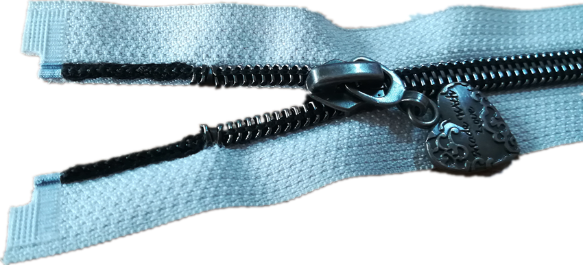 Zipper Nylon Open End, Zipper Nylon Open End Suppliers - Zipper (850x386), Png Download