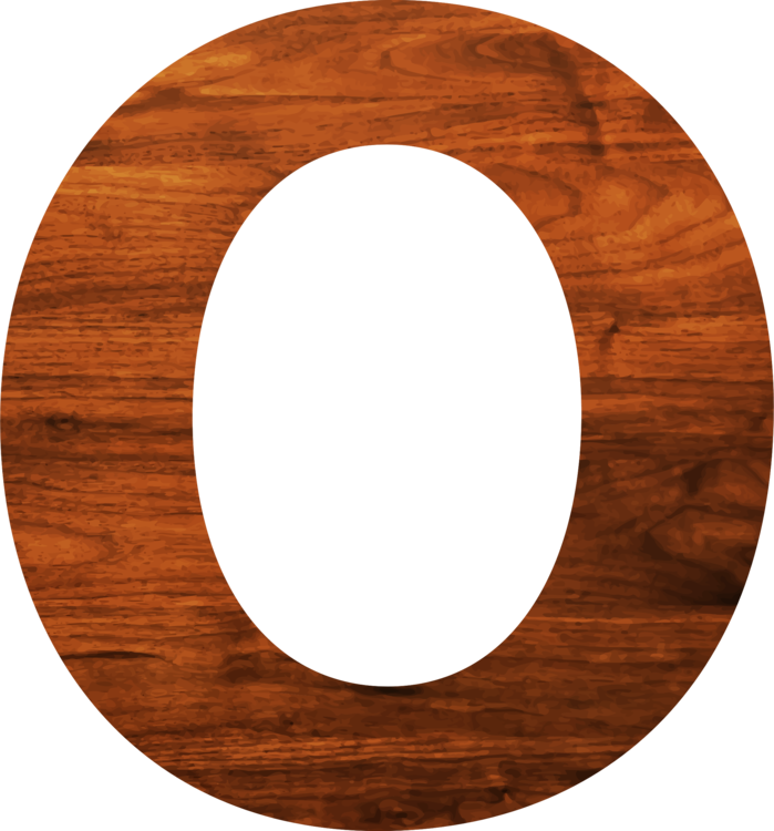 Wood Grain Letter /m/083vt Cartoon - Wooden Letter O Clipart (699x750), Png Download