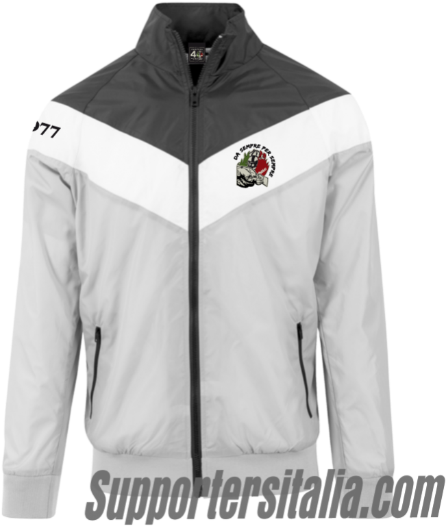 Arrow Zip Windbreaker - Jacket (767x1023), Png Download