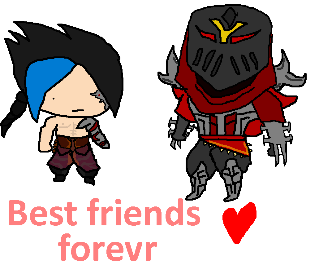 Kayn And Zed Are Best Friends - Kayn X Zed (1047x857), Png Download