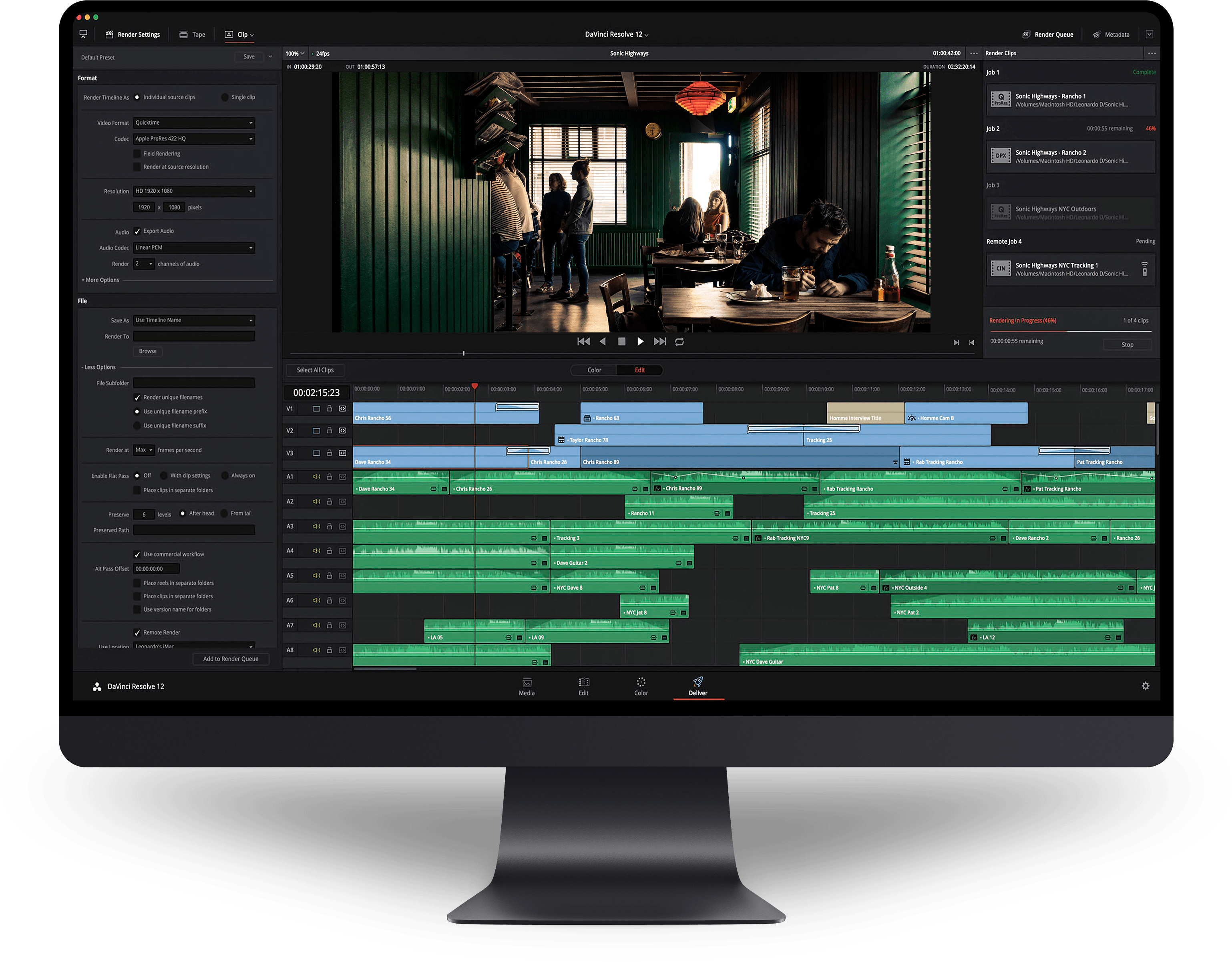 The Film Color Brings The World's Most Advanced Film - Blackmagic Davinci Resolve (3162x2622), Png Download