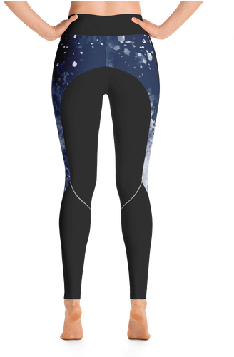 Watercolor Droplets Yoga Leggings - Altinofashion Altino Earth Girl Yoga Pants - #4af09a (500x500), Png Download