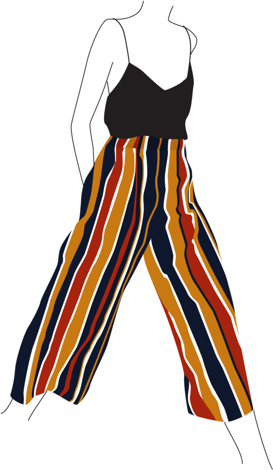 Stripedpants (1000x1000), Png Download
