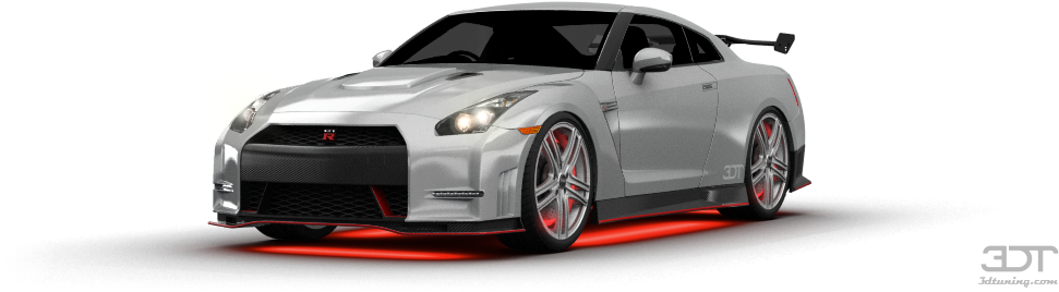 Nissan Gt-r Coupe 2010 Tuning - Nissan Gtr 2010 Tuning (1004x373), Png Download