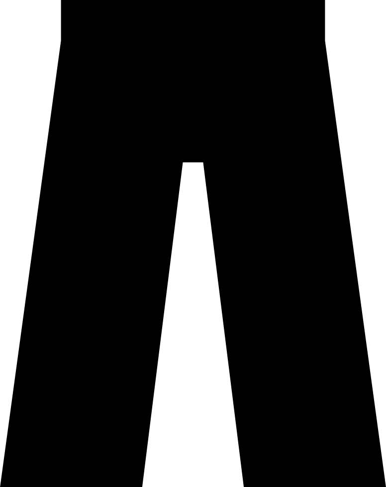 Pants Comments - Black-and-white (776x980), Png Download