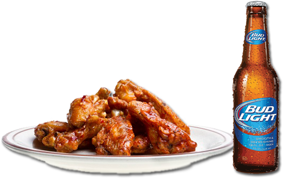 Thursday Wings And Beer - Chicken (600x403), Png Download