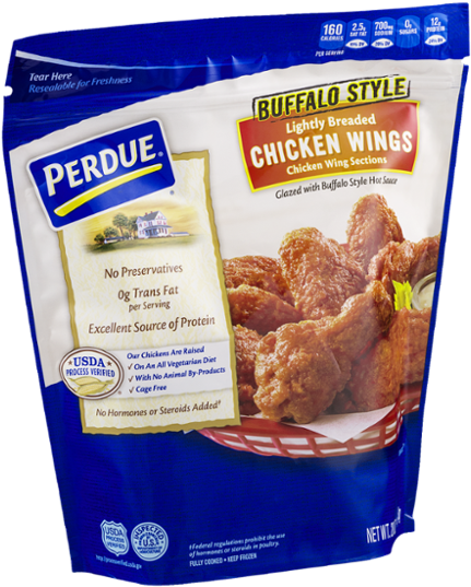 Perdue Chicken Wings, Buffalo Style - 28 Oz (600x600), Png Download