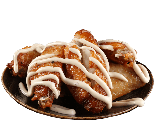 Menu Creamy Ranch Chicken Wings - Buffalo Wing (800x550), Png Download