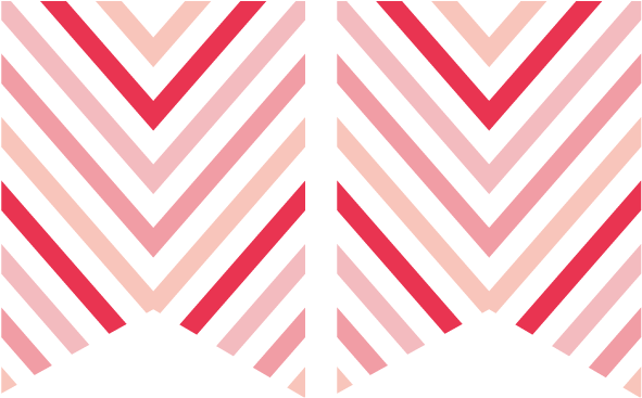 Valentine's Day Banner All Pink Download Here - Motif (792x612), Png Download