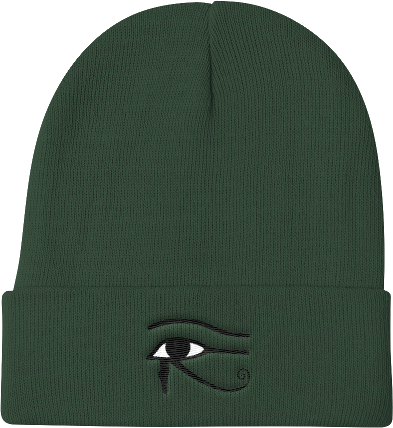 Chocolate Ancestor, Llc- Eye Of Horus Knit Beanie ${varant - Beanie (1000x1000), Png Download