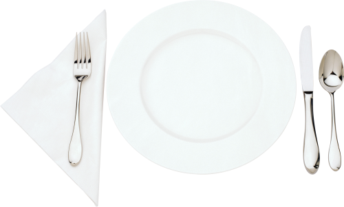 Plates Png Picture - Cutlery Png (500x301), Png Download