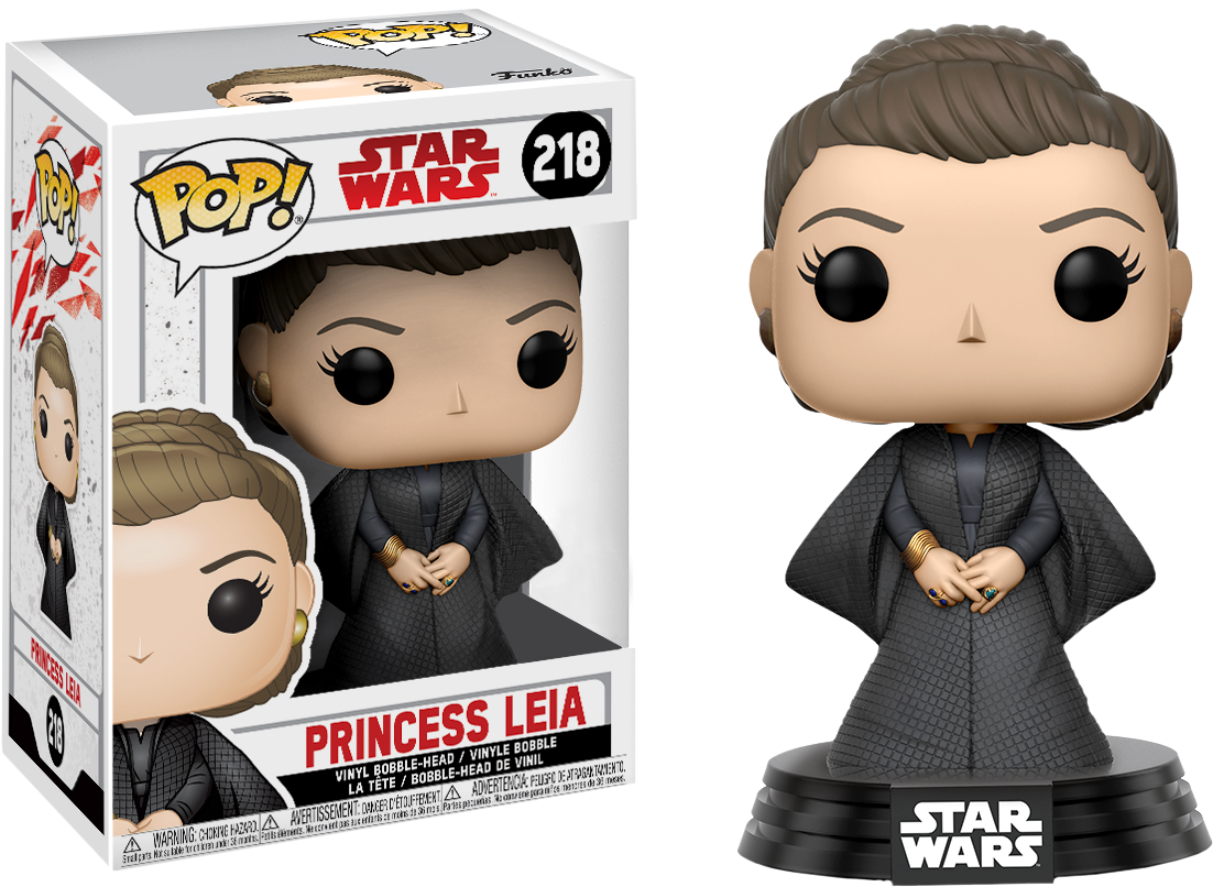Funko Pop Star Wars The Last Jedi Princess Leia With - Princess Leia Pop Walmart (1102x806), Png Download