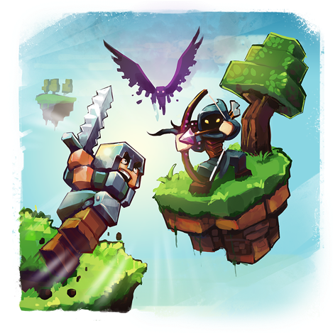 Skywars - Hypixel Skywars (585x550), Png Download