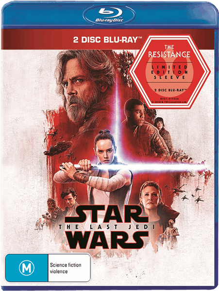 Star Wars The Last Jedi Blu Ray (600x600), Png Download