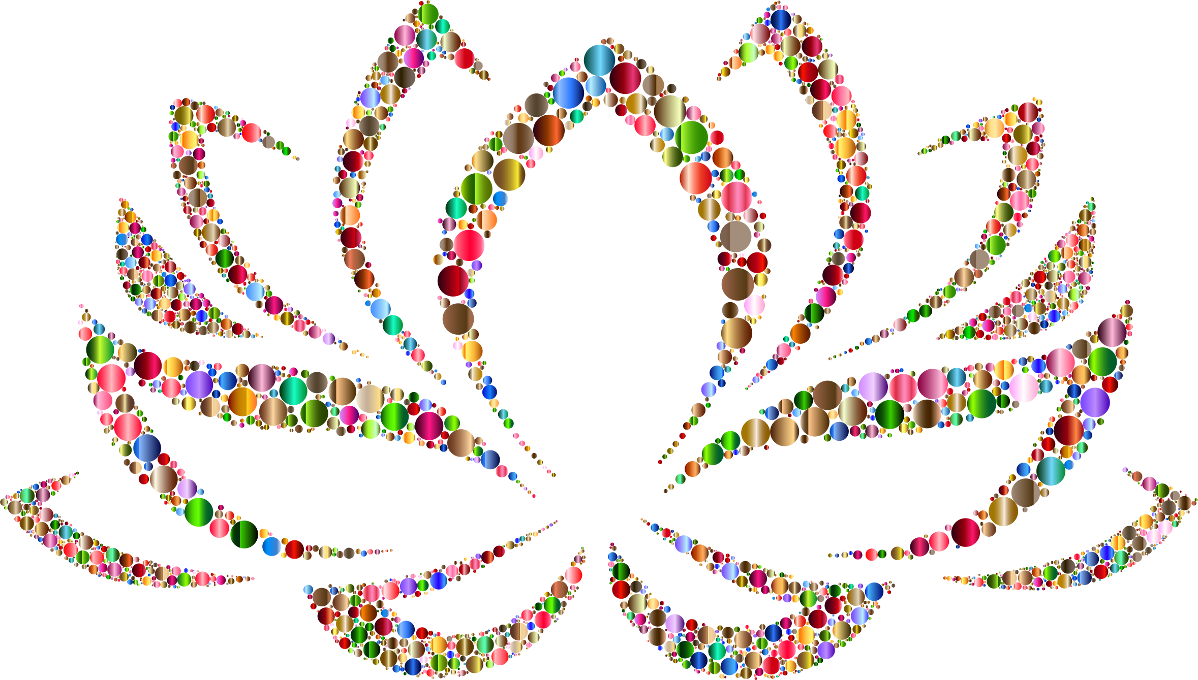 This Free Icons Png Design Of Colorful Lotus Flower (2357x1339), Png Download