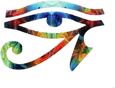 Click And Drag To Re-position The Image, If Desired - Colorful Eye Of Horus (452x700), Png Download