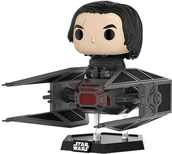 Star Wars The Last Jedi - Kylo Ren In Tie Fighter Funko Pop (600x600), Png Download