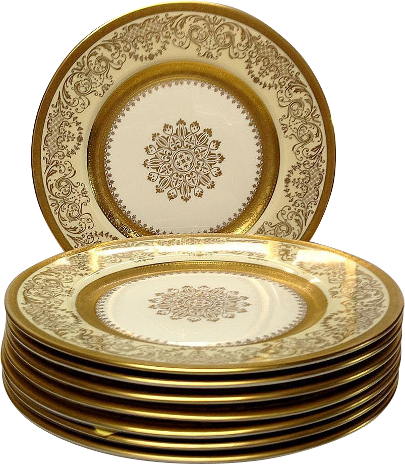 Gold Plate Png - Set Of Plate Png (920x920), Png Download