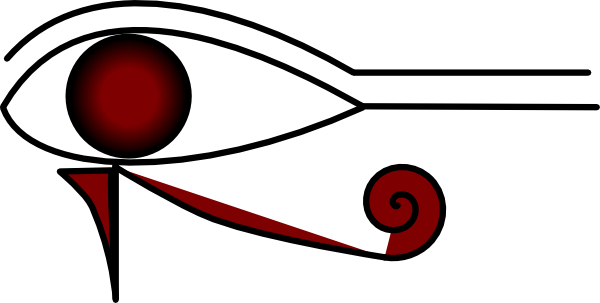 Mata Horus Clip Art - Hieroglyphics Png (600x303), Png Download