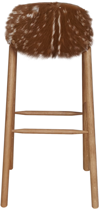 Back Blond Deer Chair (1000x1016), Png Download