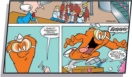 Bubble Dumb - Comic De Bos Bony (429x280), Png Download