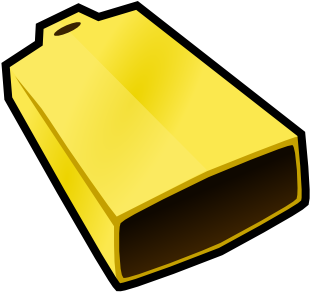 Cow Bell Png Images Clip Art Freeuse Library - Yellow Cow Bell Clipart (384x384), Png Download