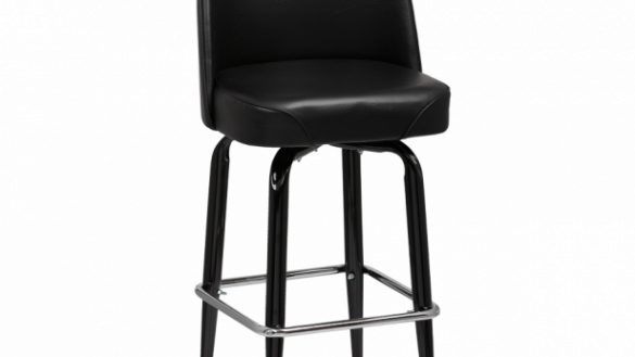 Beautiful Wooden Bar Stools With Back Nice Padded Stool - Royal Industries Royal Bucket Bar Stool - Roy 7714 (585x329), Png Download