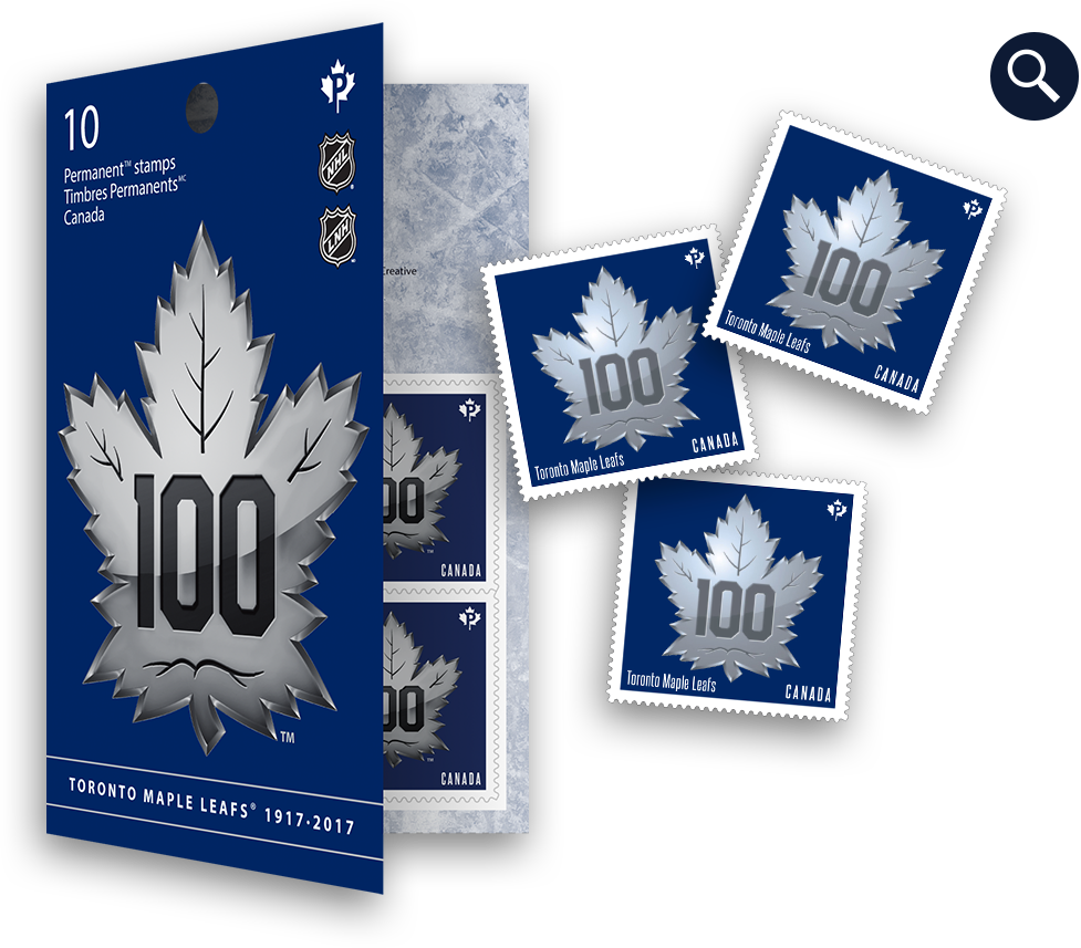 Booklet Of 10 Stamps - Frederik Andersen Autographed Puck (leafs Centennial) (977x857), Png Download