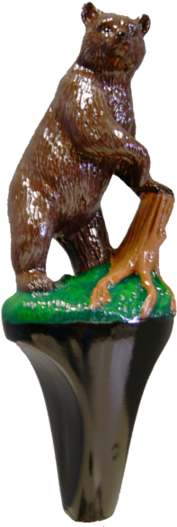 Beer Tap Handles For Sale, Standing Bear Pin Tap Handle, - Statue (264x600), Png Download
