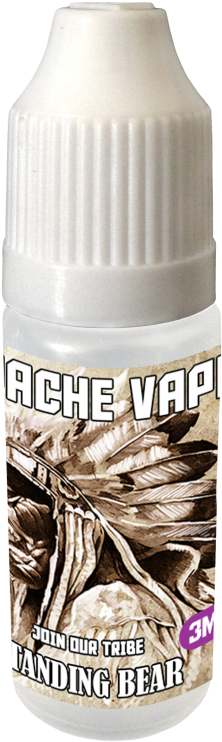 Standing Bear 3mg 10ml - Designart Vintage Style Indian Head Tattoo Abstract (768x848), Png Download