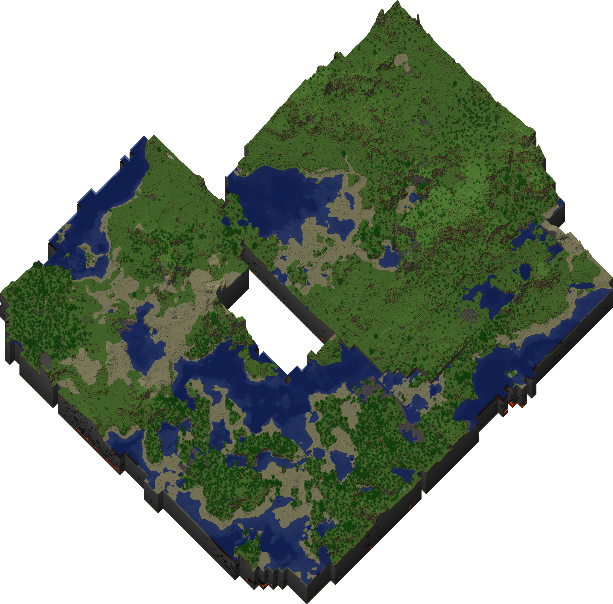 Videopost Minecraft Day 15 The Search For Snow Arks - Map (2048x2208), Png Download