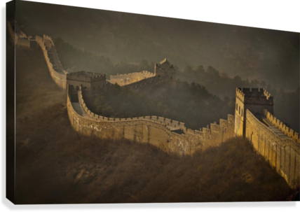 View Of Great Wall - View Of Great Wall; China Poster (428x303), Png Download
