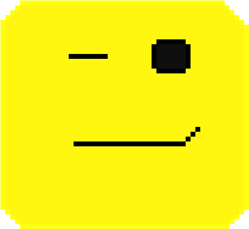 Wink Emoji - Flip Car (640x590), Png Download