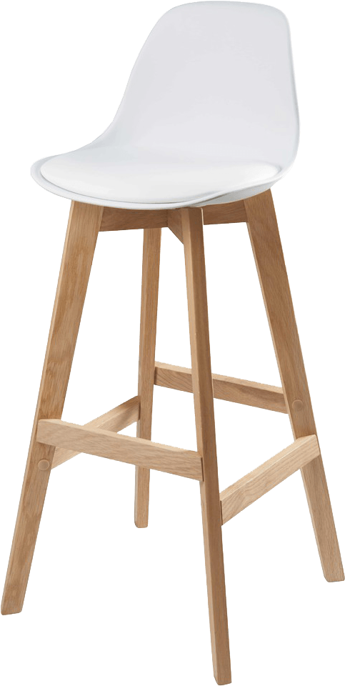Scandinavian Bar Stool - Tabourets Hauts Maison Du Monde (1000x1000), Png Download