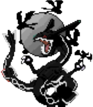 Moon Rayquaza - Rayquaza Shiny (420x420), Png Download