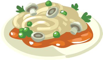 Beans And Mushroom Noodles - Bean (355x355), Png Download