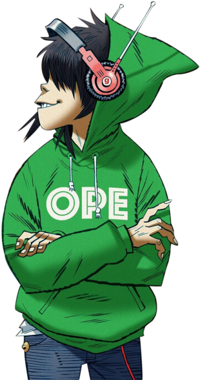 Résultat De Recherche D'images Pour "noodle Gorillaz" - Noodle Imagenes De Gorillaz (399x750), Png Download