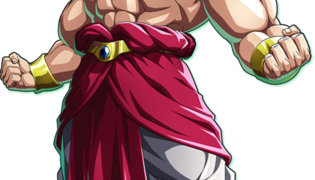 Infamous Villain Broly - Dragon Ball Fighterz Broly Png (1024x585), Png Download