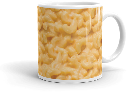 Gooey Mac 'n Cheese Coffee Mug - Macaroni And Cheese (500x500), Png Download